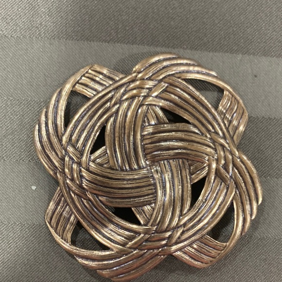 Jewelry - Celtic antique brass Brooch 
Size 3inches around